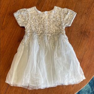 Shimmering Sky Blue/ Silver Sequin Dress by Peek (Nordstrom)